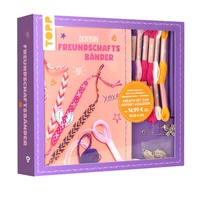 Abbildung von: Kreativ-Set Zuckersüße Freundschaftsbänder. Mit Anleitungsbuch und Material - Frech