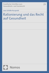 Abbildung von: Rationierung und das Recht auf Gesundheit - Nomos