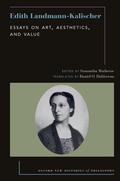 Cover: Edith Landmann-Kalischer - OUP eBook