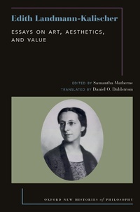 Abbildung von: Edith Landmann-Kalischer - OUP eBook