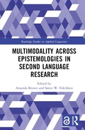 Cover: Multimodality across Epistemologies in Second Language Research - Routledge
