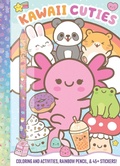 Cover: Kawaii Cuties: Coloring Book with Rainbow Pencil - Silver Dolphin Books