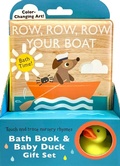 Cover: Touch and Trace Nursery Rhymes: Row, Row, Row Your Boat Bath Book & Baby Duck Gift Set - Silver Dolphin Books