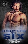 Cover: January's Ride with Six (Mustang Mountain Riders, #1) - Tickled Pinkest