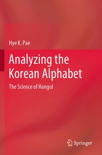 Enlarge image Cover: Analyzing the Korean Alphabet - Springer