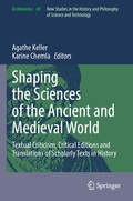 Cover: Shaping the Sciences of the Ancient and Medieval World - Springer