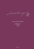 Cover: Andreas-Hammerschmidt-Werkausgabe Band 7: Motett&aelig; (1649) - E. Reinhold Verlag