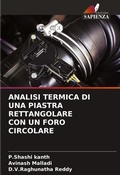 Cover: Analisi Termica Di Una Piastra Rettangolare Con Un Foro Circolare - Edizioni Sapienza