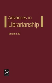 Enlarge image Cover: Advances in Librarianship - Academic Press