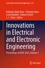 Cover: Innovations in Electrical and Electronic Engineering - Springer