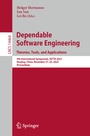 Cover: Dependable Software Engineering. Theories, Tools, and Applications - Springer
