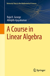 Abbildung von: A Course in Linear Algebra - Springer