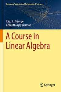 Abbildung von: A Course in Linear Algebra - Springer