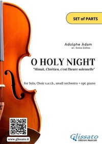 Abbildung von: O Holy Night - Solo, Choir SATB, small Orchestra and Piano (Parts) - Glissato Edizioni Musicali