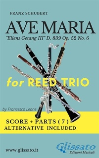 Abbildung von: Woodwind trio - Ave Maria by Schubert - Glissato Edizioni Musicali