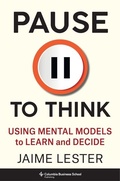 Cover: Pause to Think - Columbia University Press