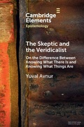 Cover: The Skeptic and the Veridicalist - Cambridge University Press