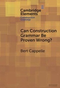 Cover: Can Construction Grammar Be Proven Wrong? - Cambridge University Press