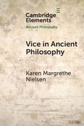 Cover: Vice in Ancient Philosophy - Cambridge University Press