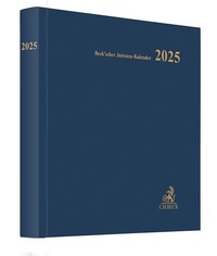 Abbildung von: Beck'scher Juristen-Kalender 2025 - C.H.BECK