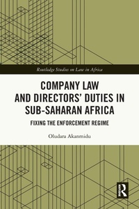 Abbildung von: Company Law and Directors' Duties in Sub-Saharan Africa - Routledge