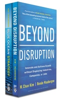 Cover: Blue Ocean Strategy + Beyond Disruption Collection (2 Books) - Harvard Business Review Press