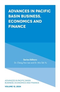 Abbildung von: Advances in Pacific Basin Business, Economics and Finance - Emerald Publishing Limited
