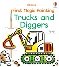 Cover: First Magic Painting Trucks and Diggers - Usborne Publishing Ltd