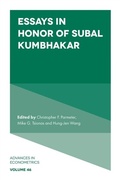 Cover: Essays in Honor of Subal Kumbhakar - Emerald Publishing Limited