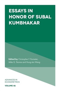 Abbildung von: Essays in Honor of Subal Kumbhakar - Emerald Publishing Limited