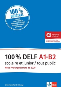Abbildung von: 100% DELF A1-B2 scolaire et junior / tout public - Klett