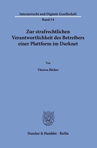 Abbildung von: Zur strafrechtlichen Verantwortlichkeit des Betreibers einer Plattform im Darknet. - fibre