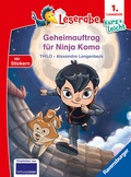 Cover: Leserabe 1. Lesestufe Kurz und leicht - Geheimauftrag f&uuml;r Ninja Komo - Ravensburger