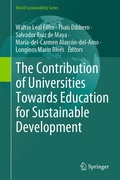 Cover: The Contribution of Universities Towards Education for Sustainable Development - Springer