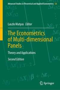 Enlarge image Cover: The Econometrics of Multi-dimensional Panels - Springer