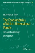 Cover: The Econometrics of Multi-dimensional Panels - Springer