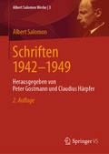 Cover: Schriften 1942-1949 - Springer VS