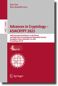 Abbildung von: Advances in Cryptology - ASIACRYPT 2023 - Springer