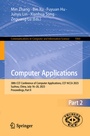 Cover: Computer Applications - Springer