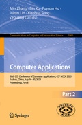 Cover: Computer Applications - Springer