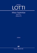 Cover: Missa Sapientiae (Klavierauszug) - Carus-Verlag