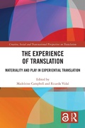 Cover: The Experience of Translation - Taylor & Francis