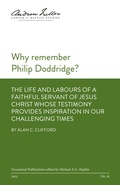 Cover: Why remember Philip Doddridge - H&e Publishing