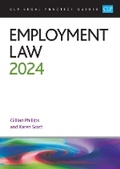 Cover: Employment Law 2024 - The University of Law Publishing Limited