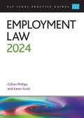 Cover: Employment Law 2024 - The University of Law Publishing Limited