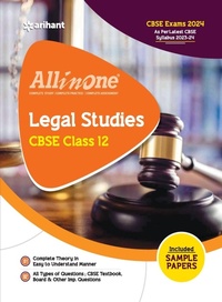 Enlarge image Cover: All in One Legal Studies Class 12th (EditionI) - Arihant Publications India Limited