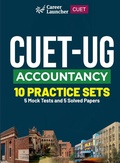 Cover: CUET-UG 2023 : 10 Practice Sets - Accountancy - (5 Solved Papers & 5 Mock Tests) - G K Publications Private Limited
