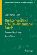 Cover: The Econometrics of Multi-dimensional Panels - Springer