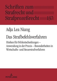 Abbildung von: Das Strafbefehlsverfahren - Peter Lang Verlag