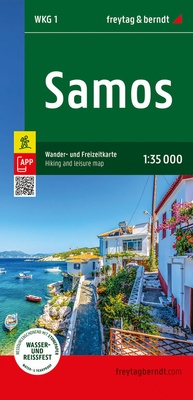 Abbildung von: Samos, Wander- und Freizeitkarte 1:35.000, freytag & berndt - Freytag-Berndt und ARTARIA